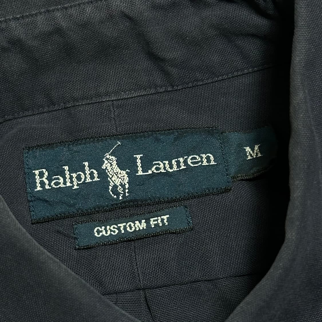 M 폴로랄프로렌 커스텀핏 네이비 코튼 셔츠  상품이미지4