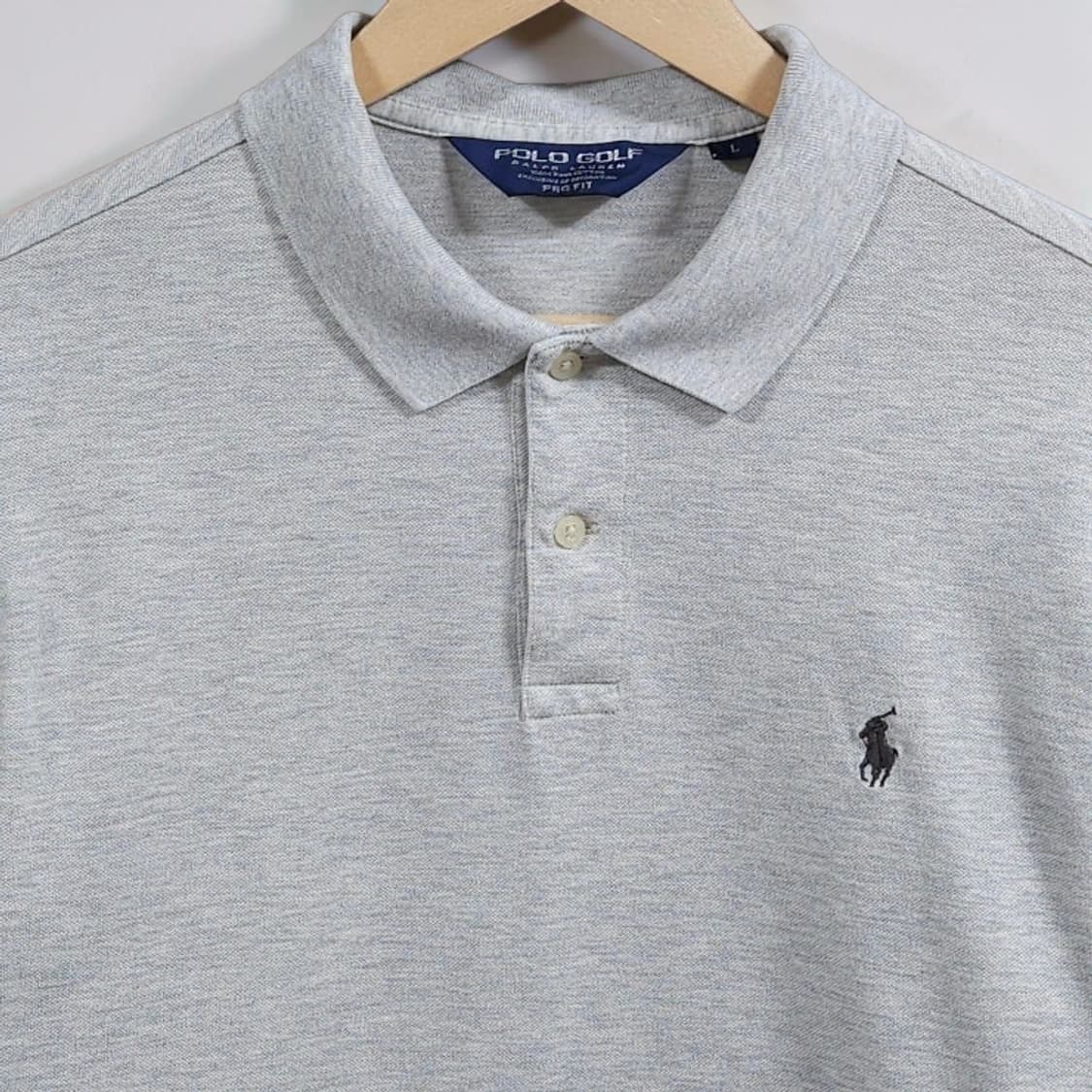 105 POLO 폴로 랄프로렌 그레이 긴팔 카라티 프로핏 상품이미지2