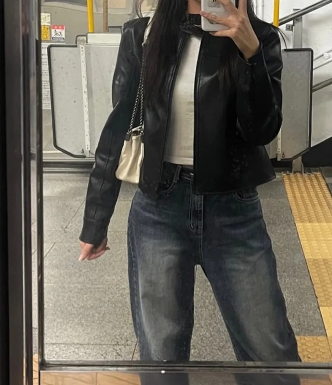 (착샷O)오로 라퍼지포우먼 인시전 레이싱 자켓 상품이미지3