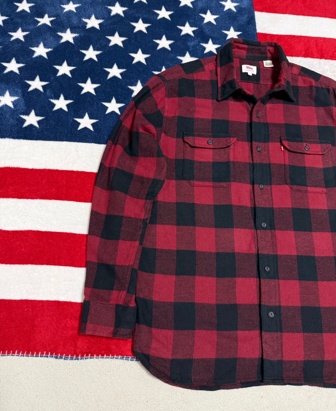 리바이스 버팔로 플란넬 셔츠 Levi’s Flannel Shirt [L] 상품이미지2