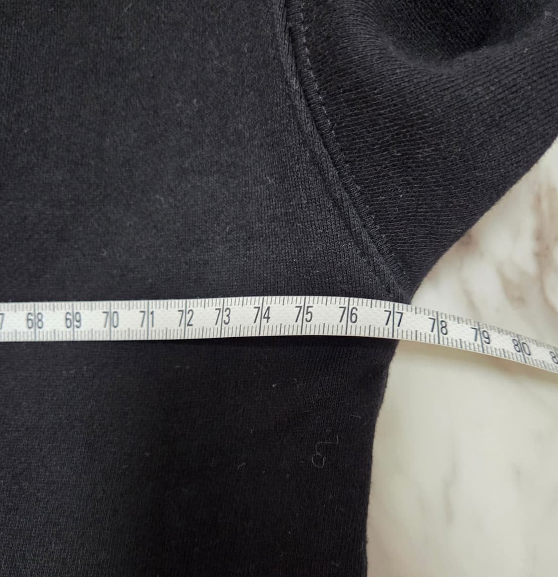 발렌시아가 파리 와이드핏 후드 블랙 상품이미지9