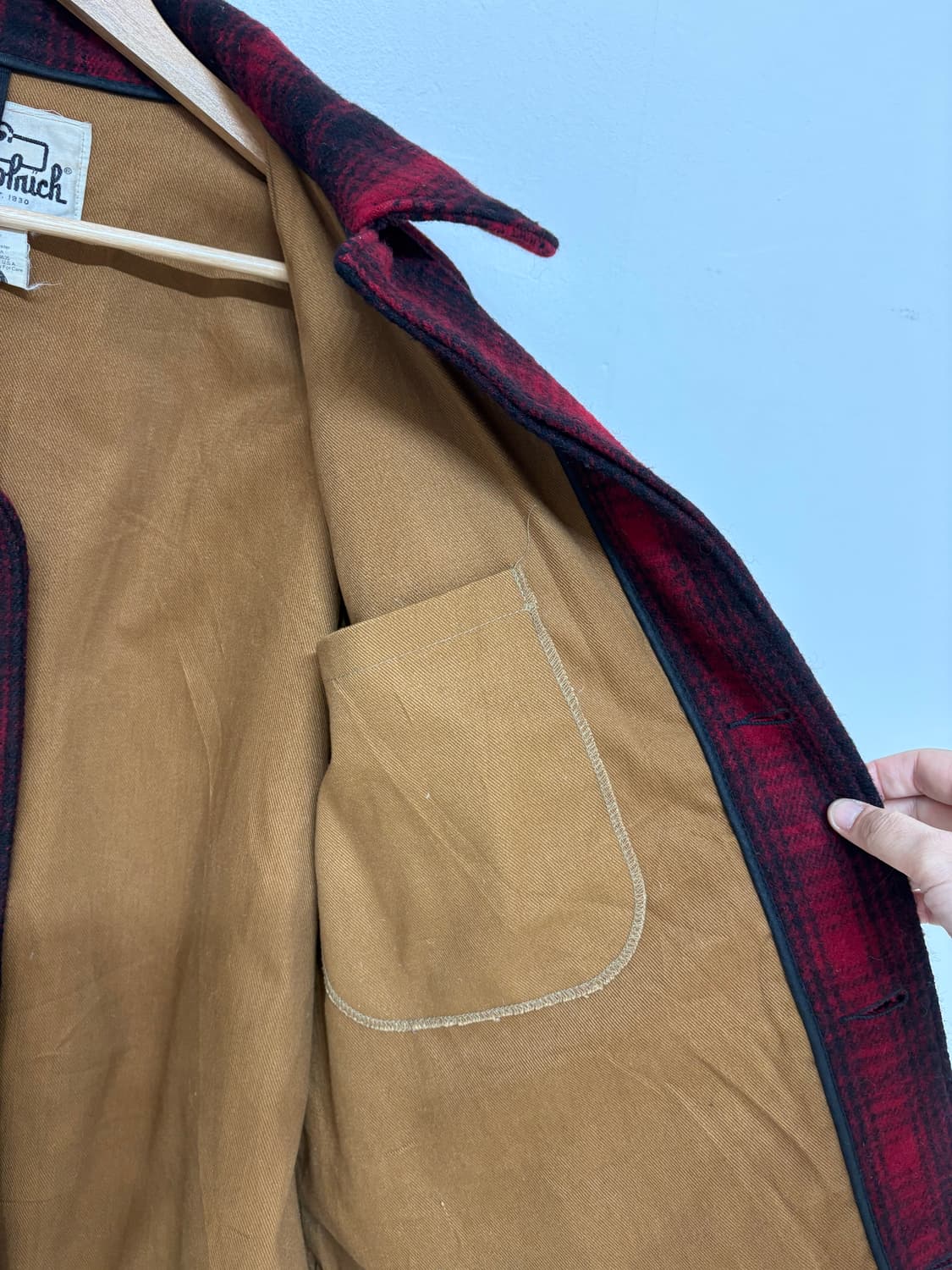 70's Woolrich Mackinaw Cruiser Jacket 상품이미지8