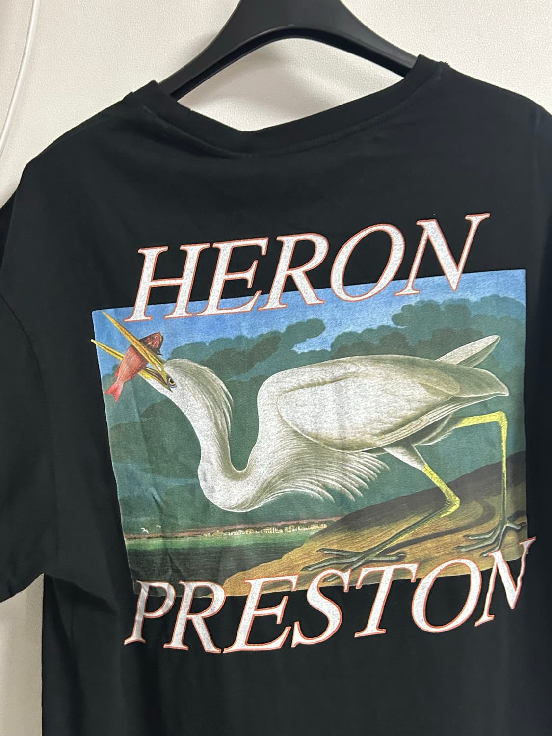 heron preston 쇼 하우스 시그니처 버드 반팔 티셔츠 블랙 상품이미지4