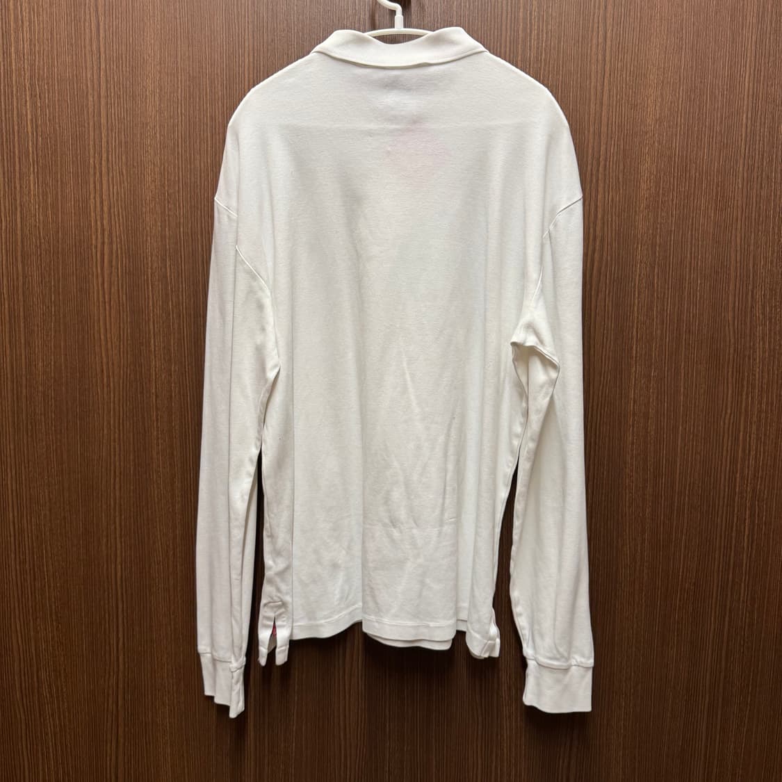 폴로 골프 화이트 긴팔 카라티 M 상품이미지4