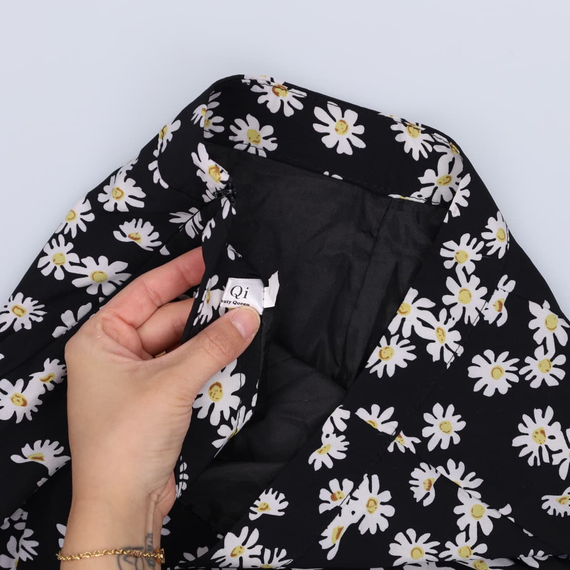 실측확인 QIQI 빈티지 패턴스커트 0427H1 상품이미지4