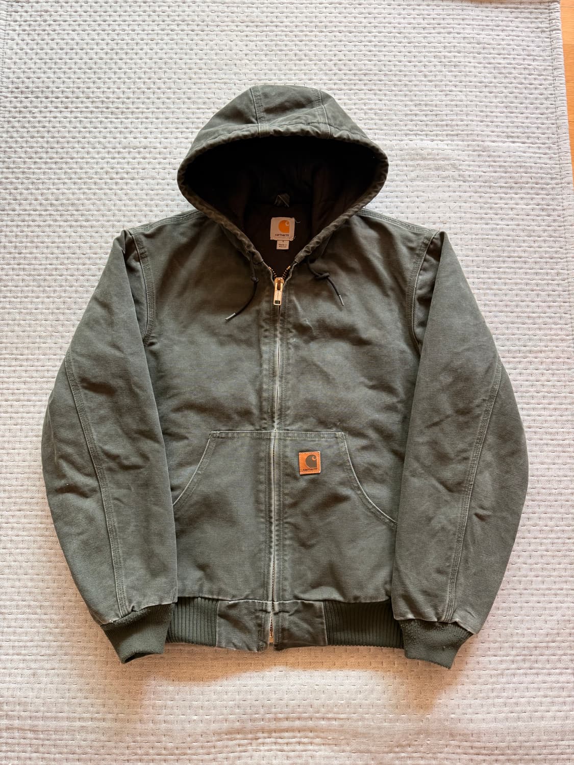 [S] 칼하트 j130 샌드스톤 덕 액티브 자켓 모스 상품이미지1