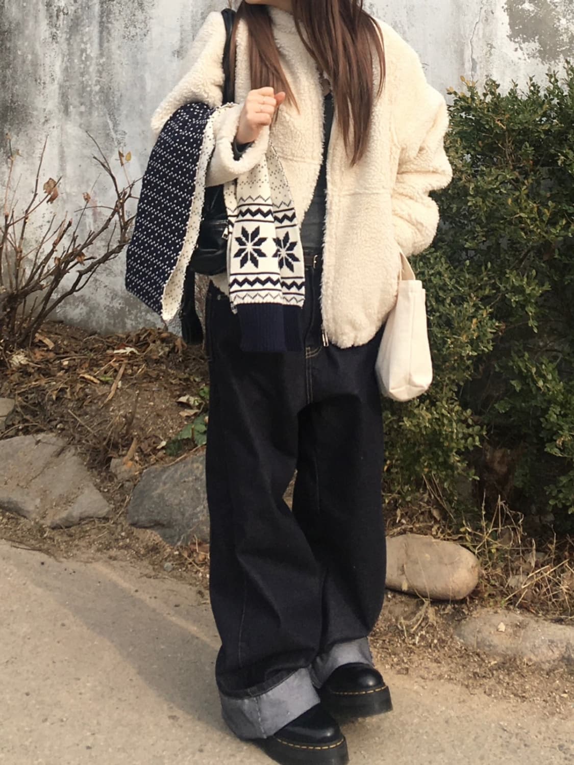 아워캐비넷 nonfade denim pants 상품이미지4