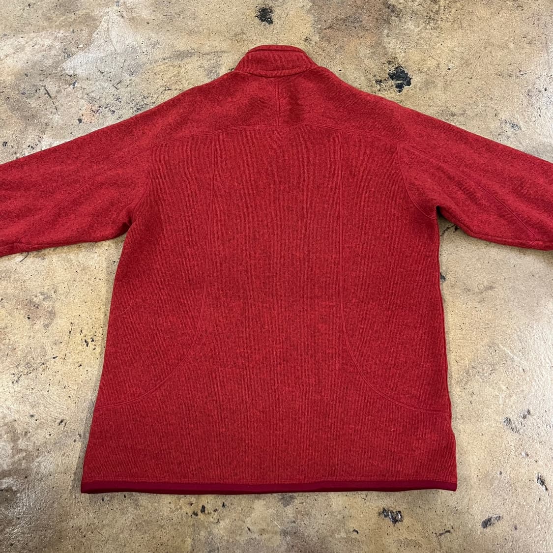 [정품/M] 파타고니아 레드 반집업 플리스 b18 상품이미지4