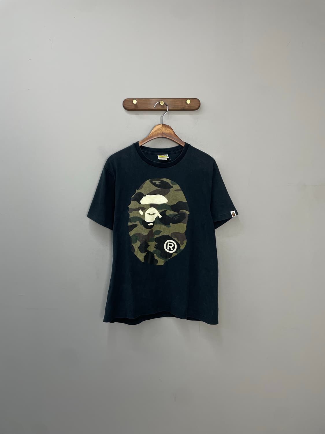 베이프 카모플라쥬 빅 에이프 헤드 로고 반팔 H1387 상품이미지2