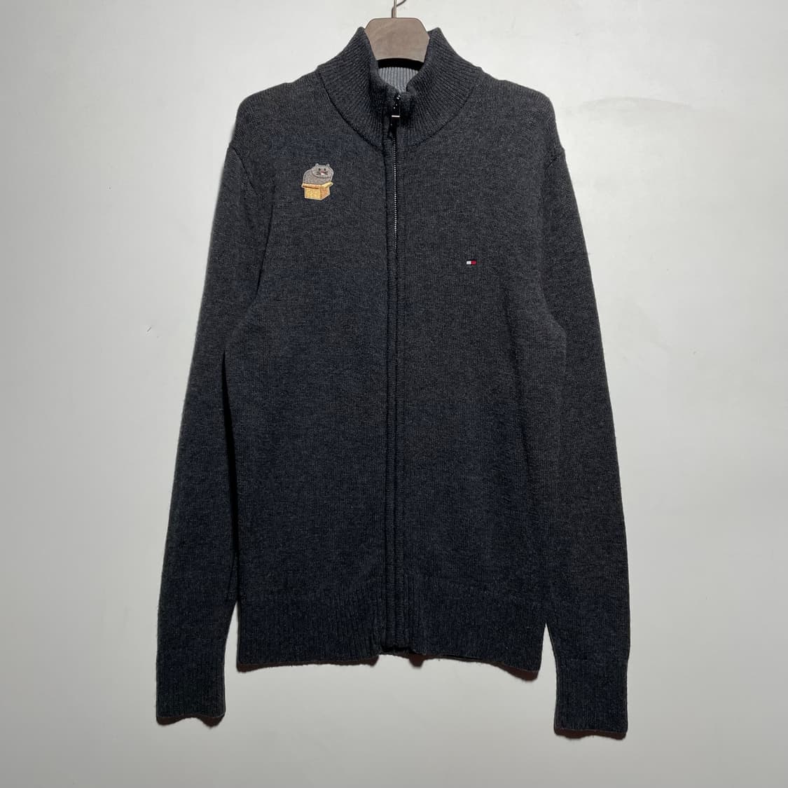 타미힐피거 니트 집업 상품이미지1