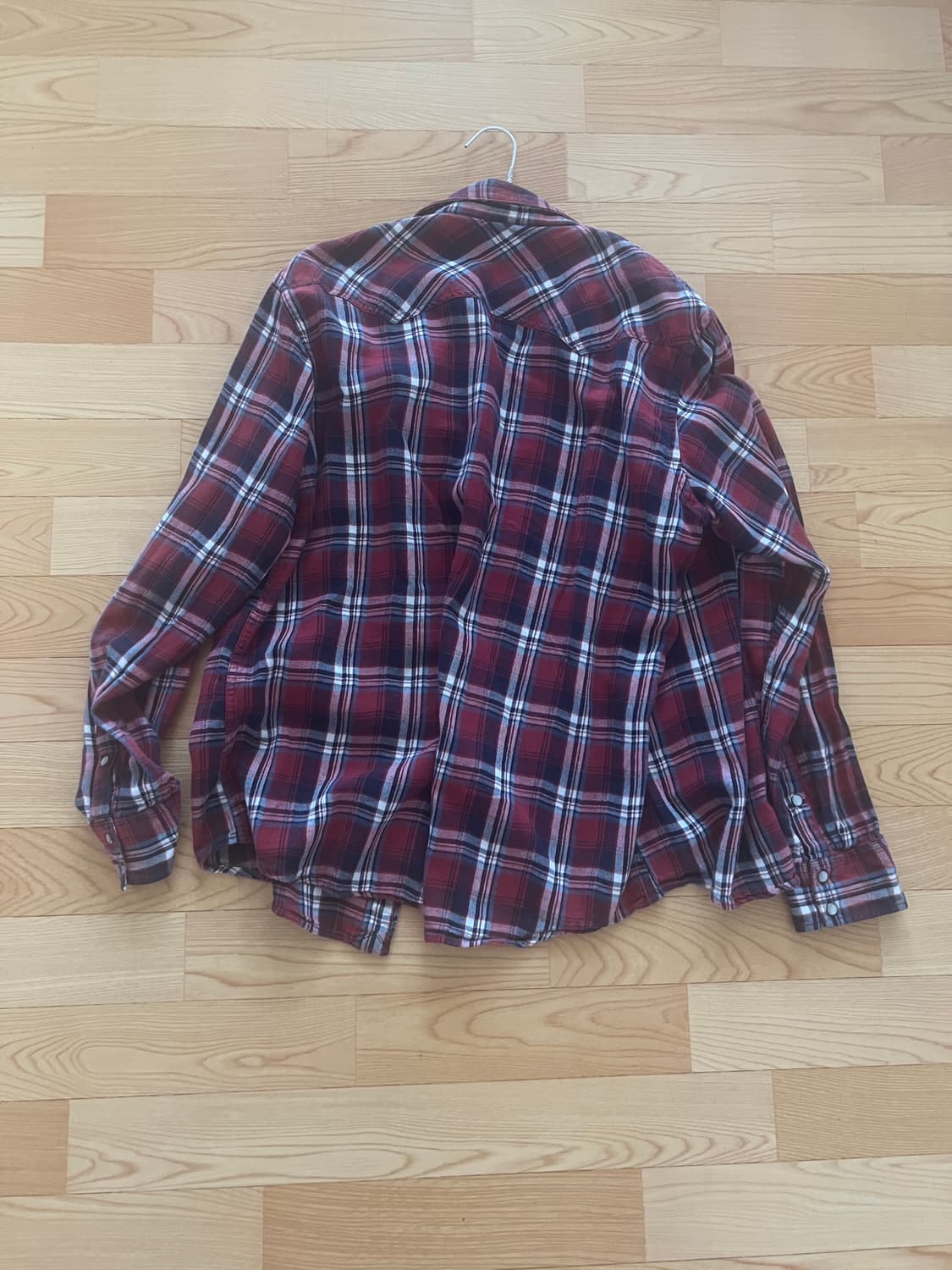 백넘버 웨스턴 체크 셔츠 상품이미지2