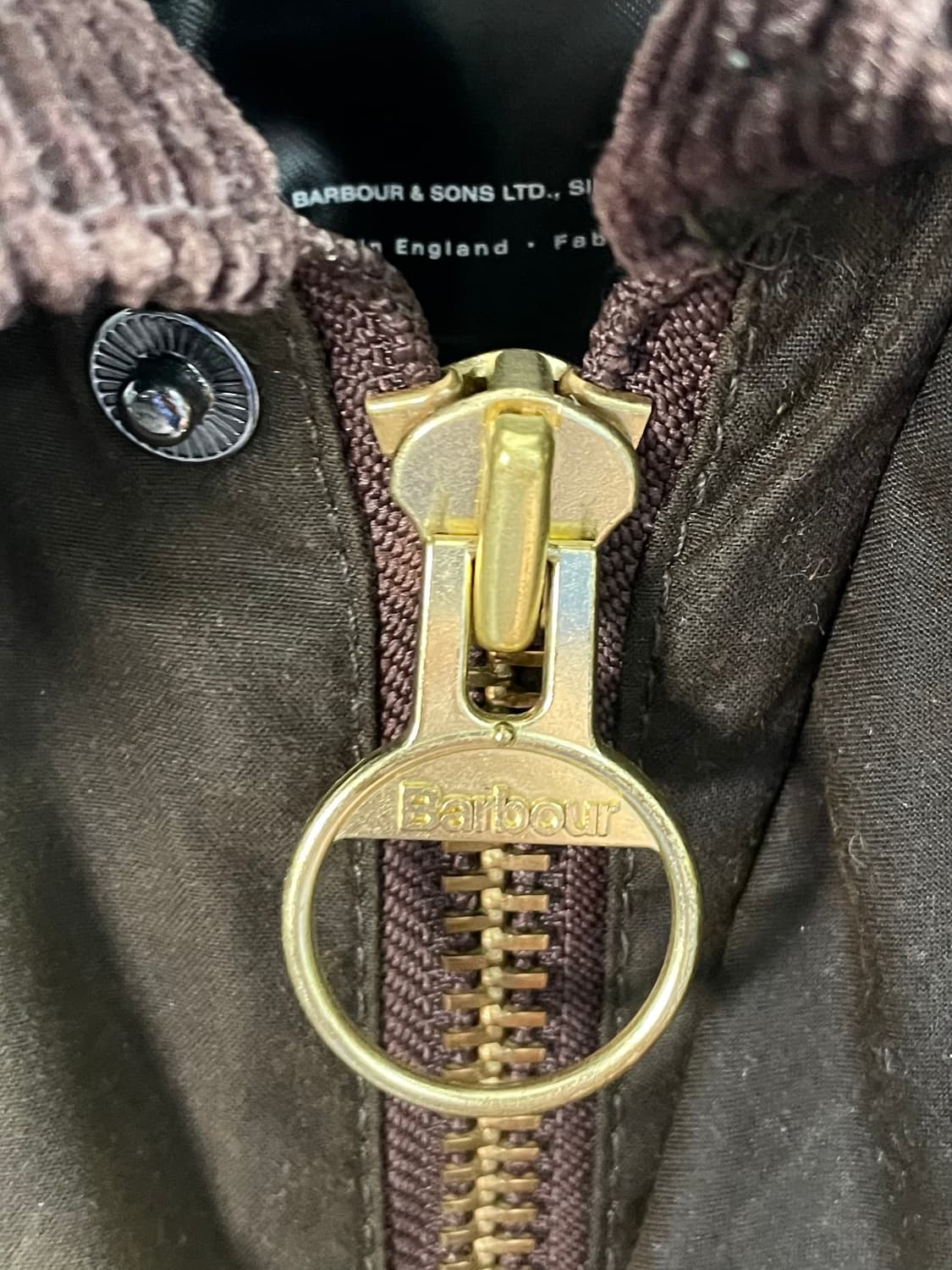 바버 비데일 카키 왁스 자켓 (on.510)   상품이미지6