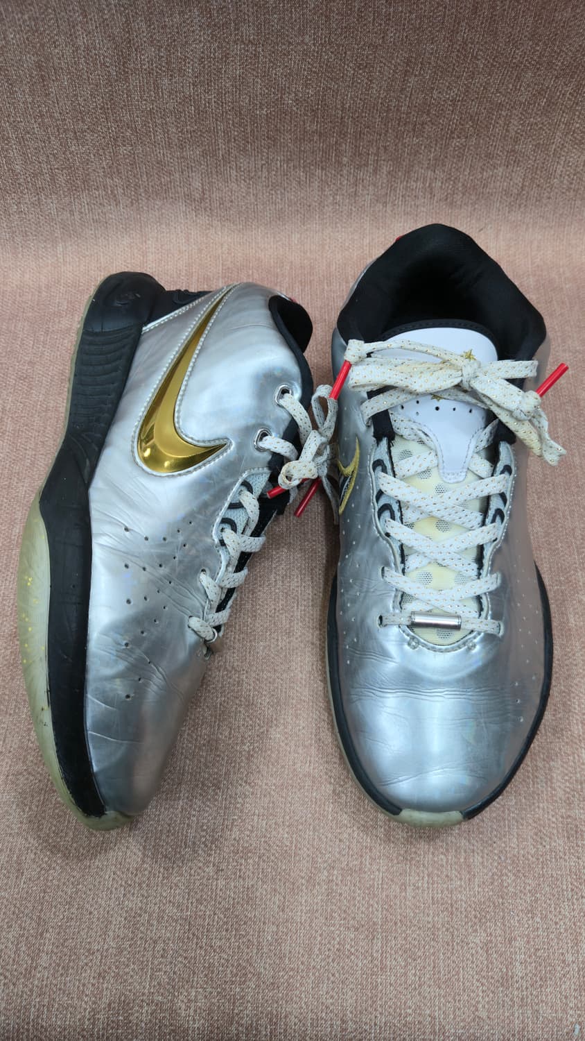 나이키 250mm- 르브론 21 SE GS 메탈릭 실버 메탈릭 골드 상품이미지1