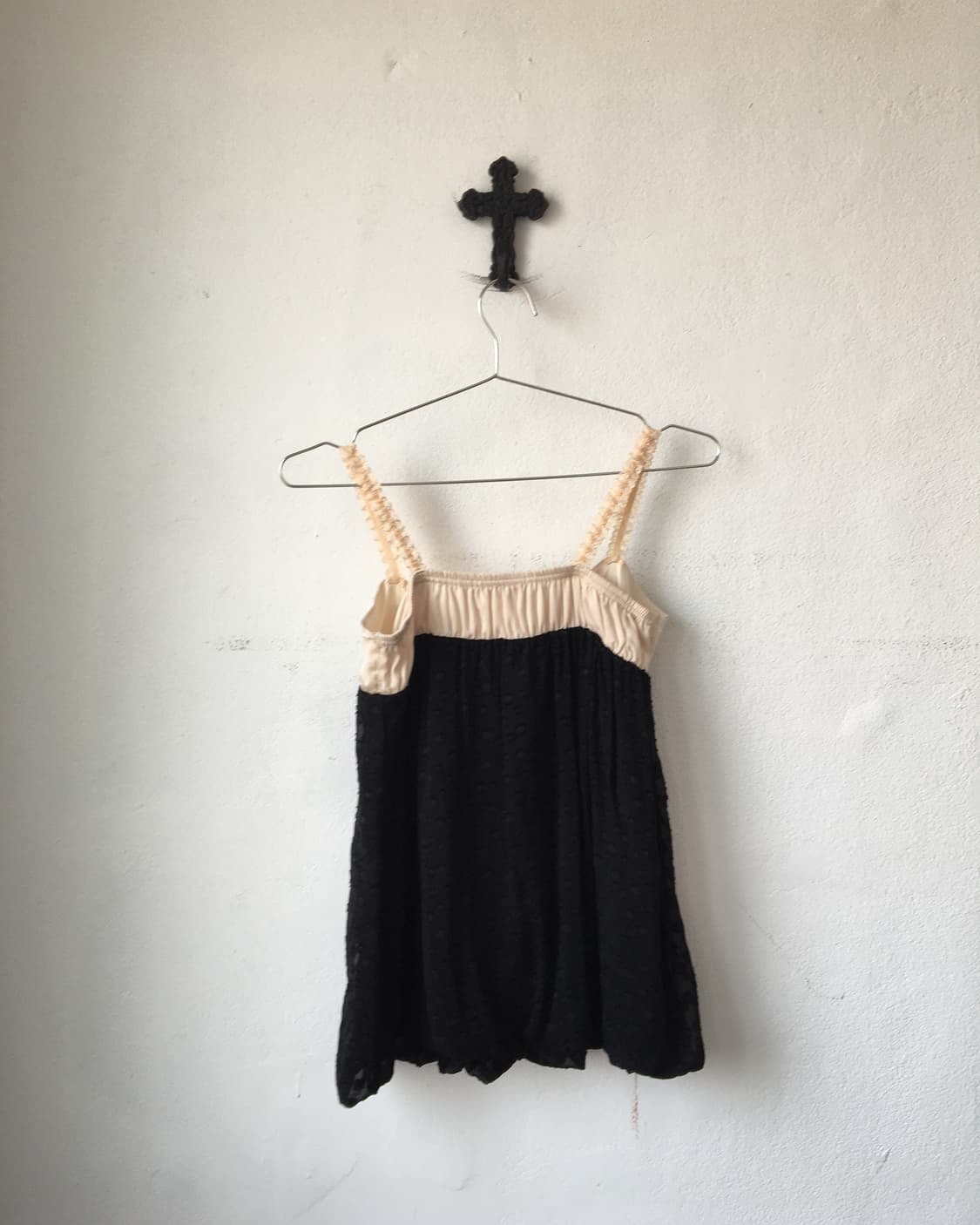 Ribbon point dot pattern sleeveless 상품이미지3