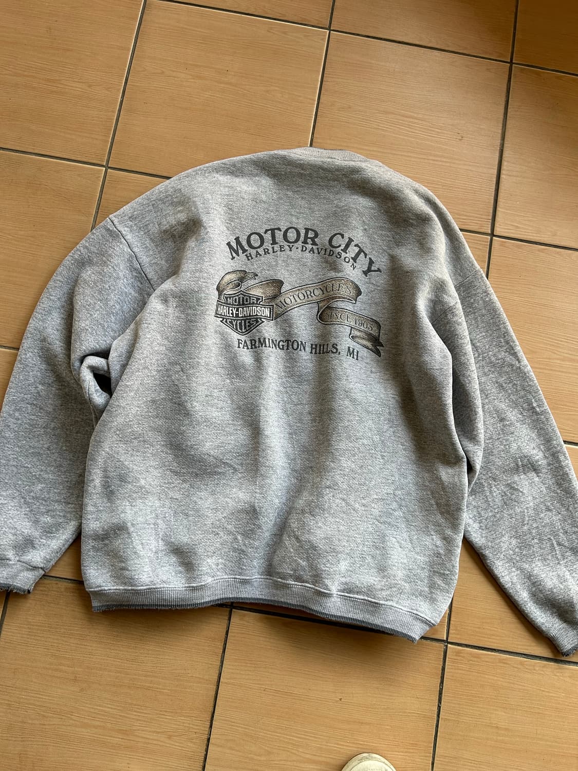 90’s 할리데이비슨 스웻집업자켓 상품이미지6