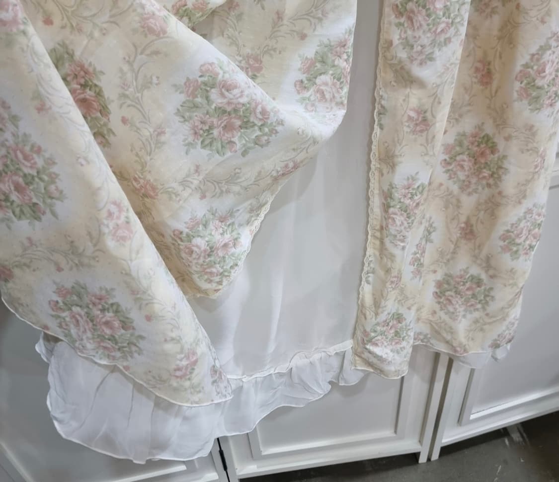 엑시즈팜(axes femme) 플라워 레이스 쉬폰 롱 원피스 상품이미지9