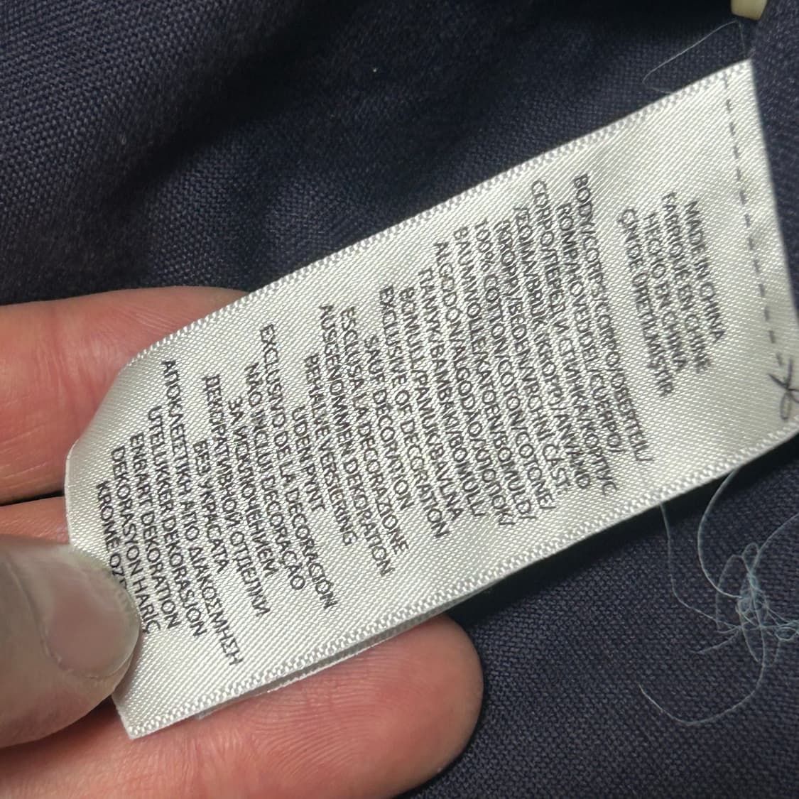 L 폴로랄프로렌 네이비 코튼 셔츠  상품이미지5