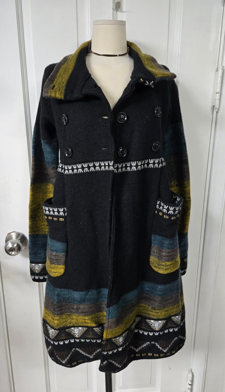 다이앤본 퍼스텐버그 빈티지 울코트 상품이미지5