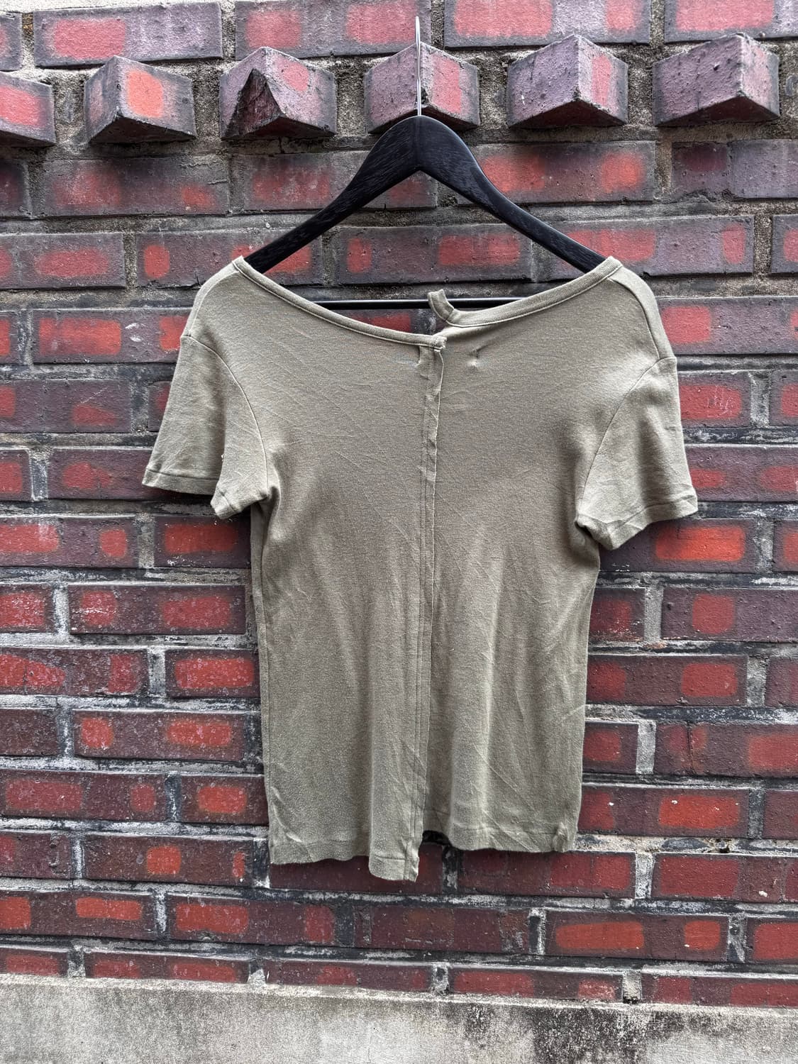 Y's by 요지야마모토 언발란스 반팔티셔츠 상품이미지4