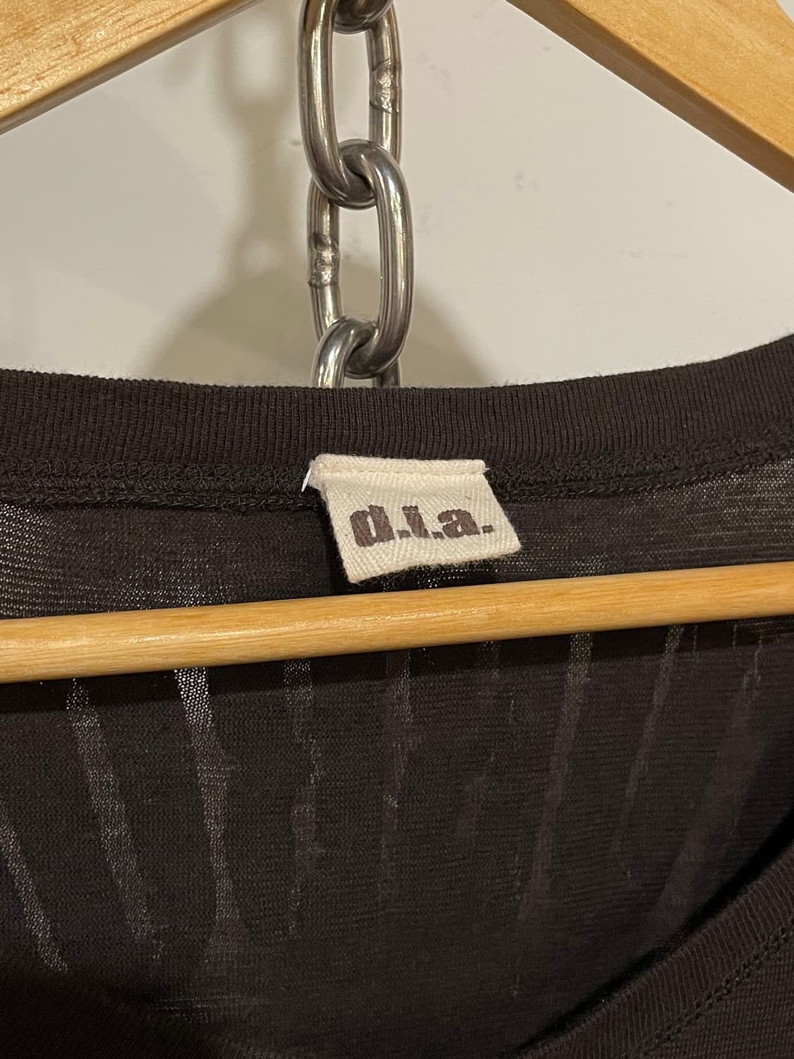 d.i.a 다이아 스컬 프린팅 브라운 롱슬리브 펑크 갸루 y2k 상품이미지9