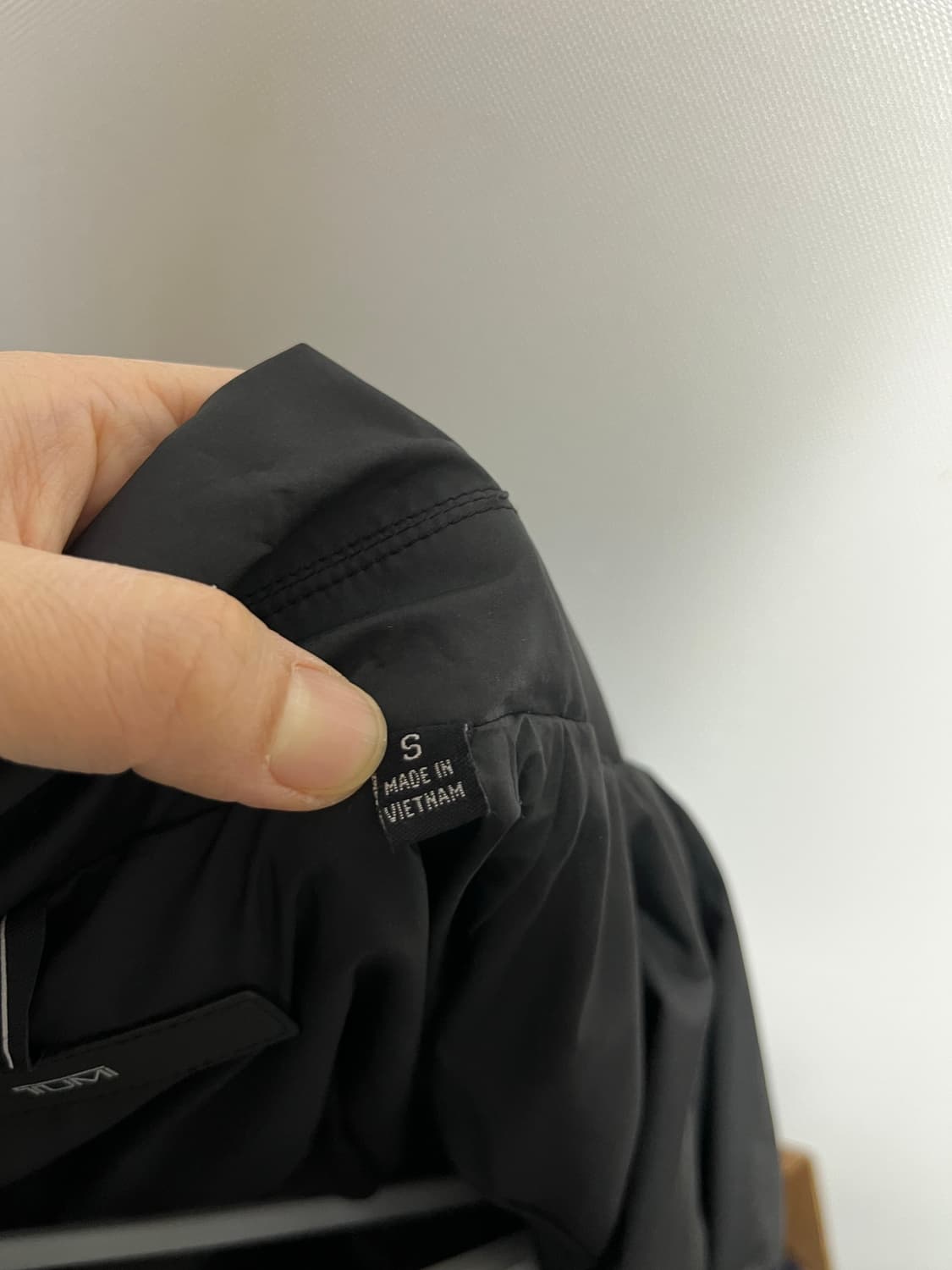 투미 TUMI 블랙 트렌치 코트 S 상품이미지4