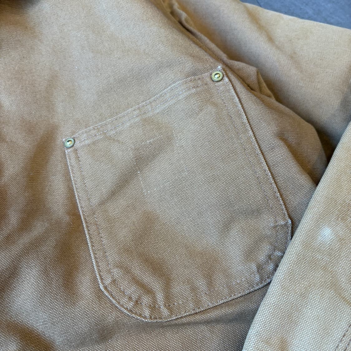 칼하트 정품 미국 생산베이지 덕 초어 자켓 상품이미지6