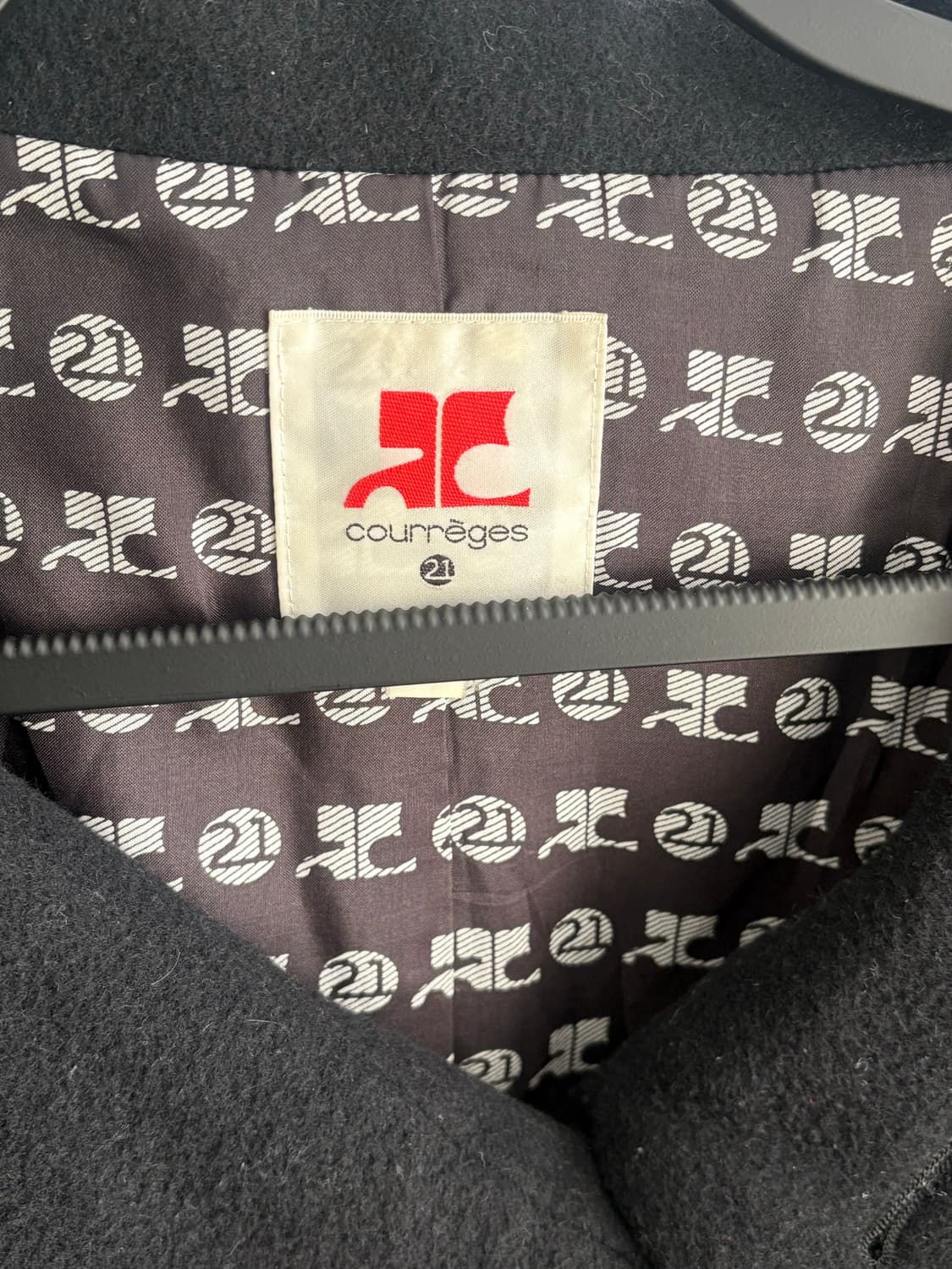 꾸레쥬 7부 코트자켓 상품이미지2