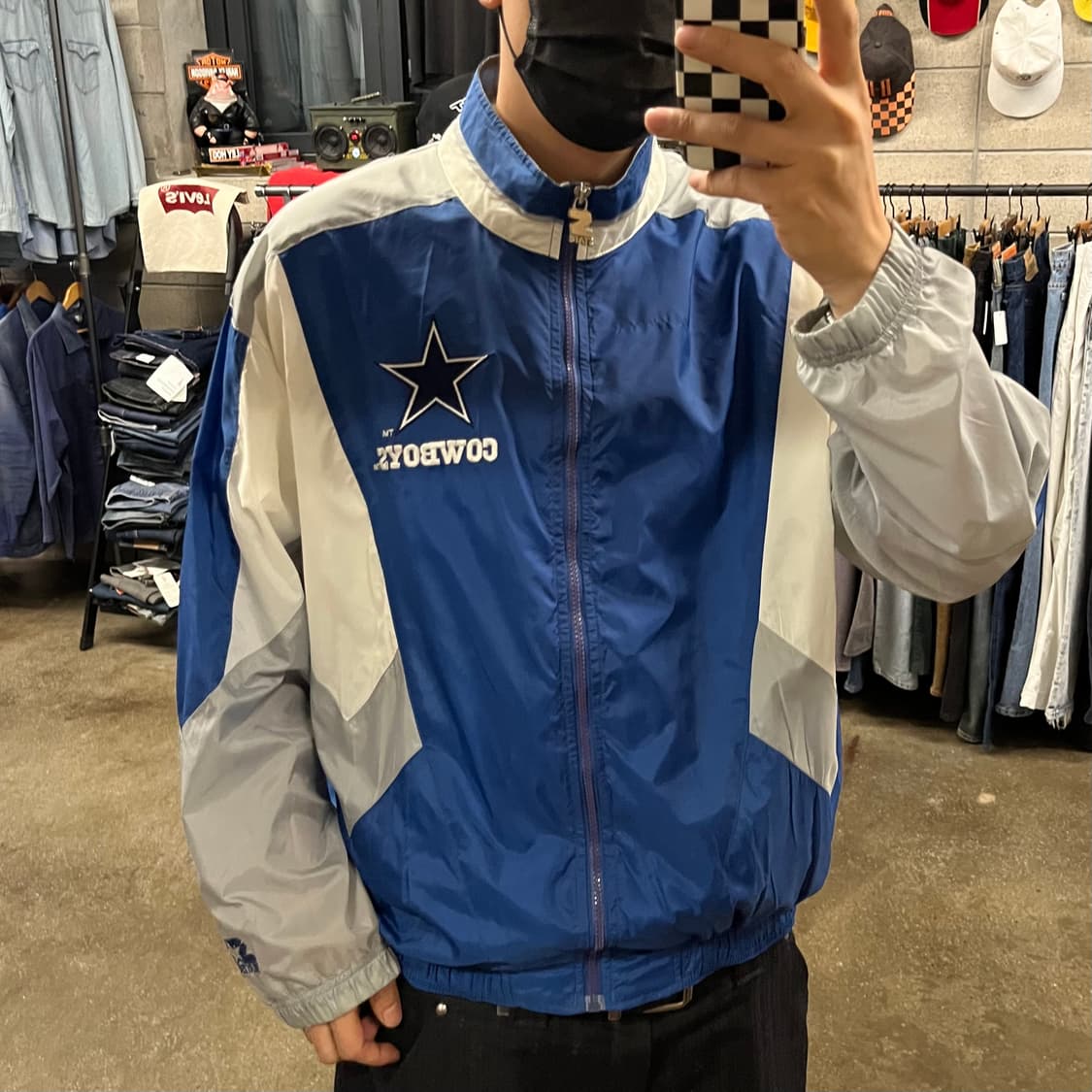 90s NFL 댈러스 카우보이 바람막이 (105-110) 상품이미지8