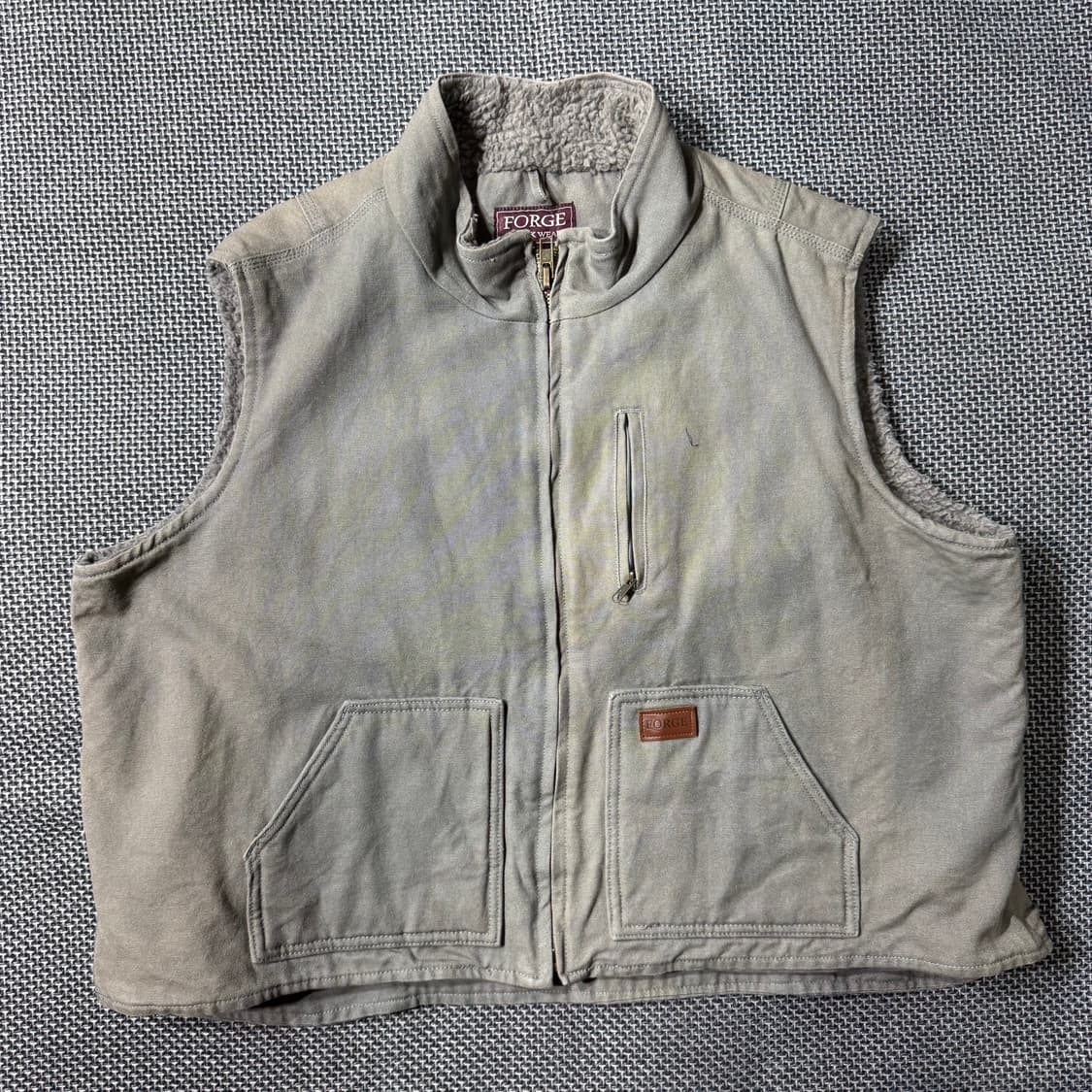 빈티지 워크 자켓 베스트 차콜 ( XXXL/OLD-7965 ) 상품이미지1