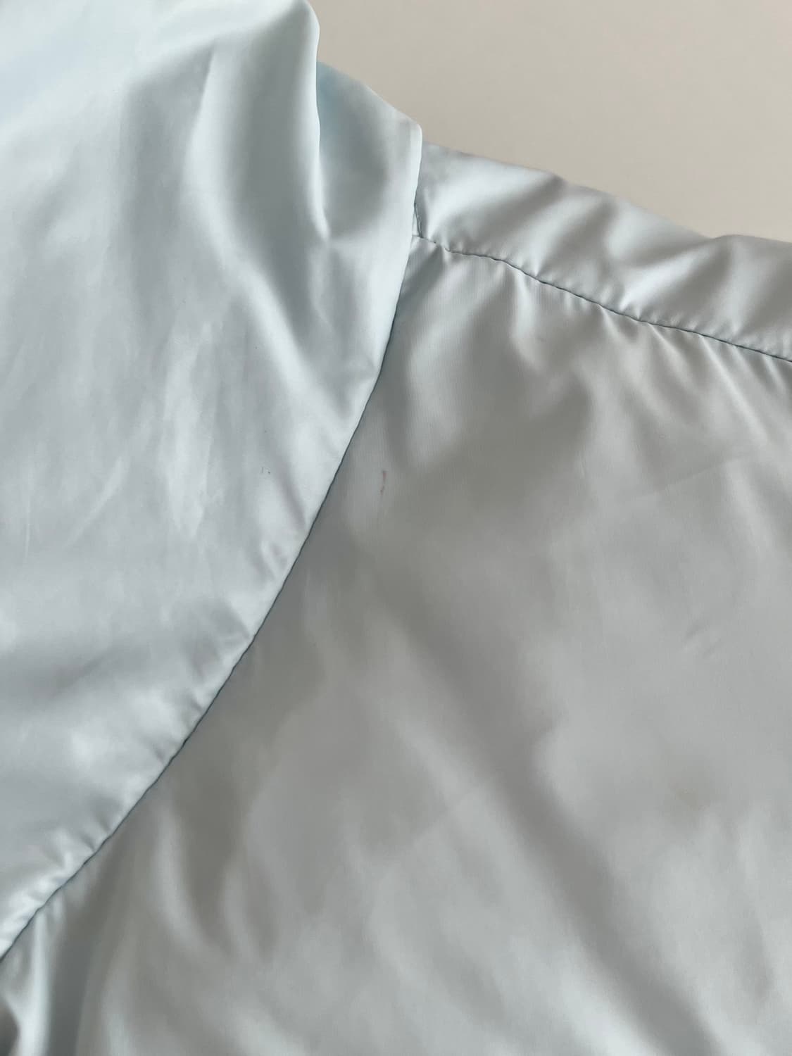 S) 마뗑킴 글로시 푸퍼 덕다운 패딩 스카이 상품이미지4