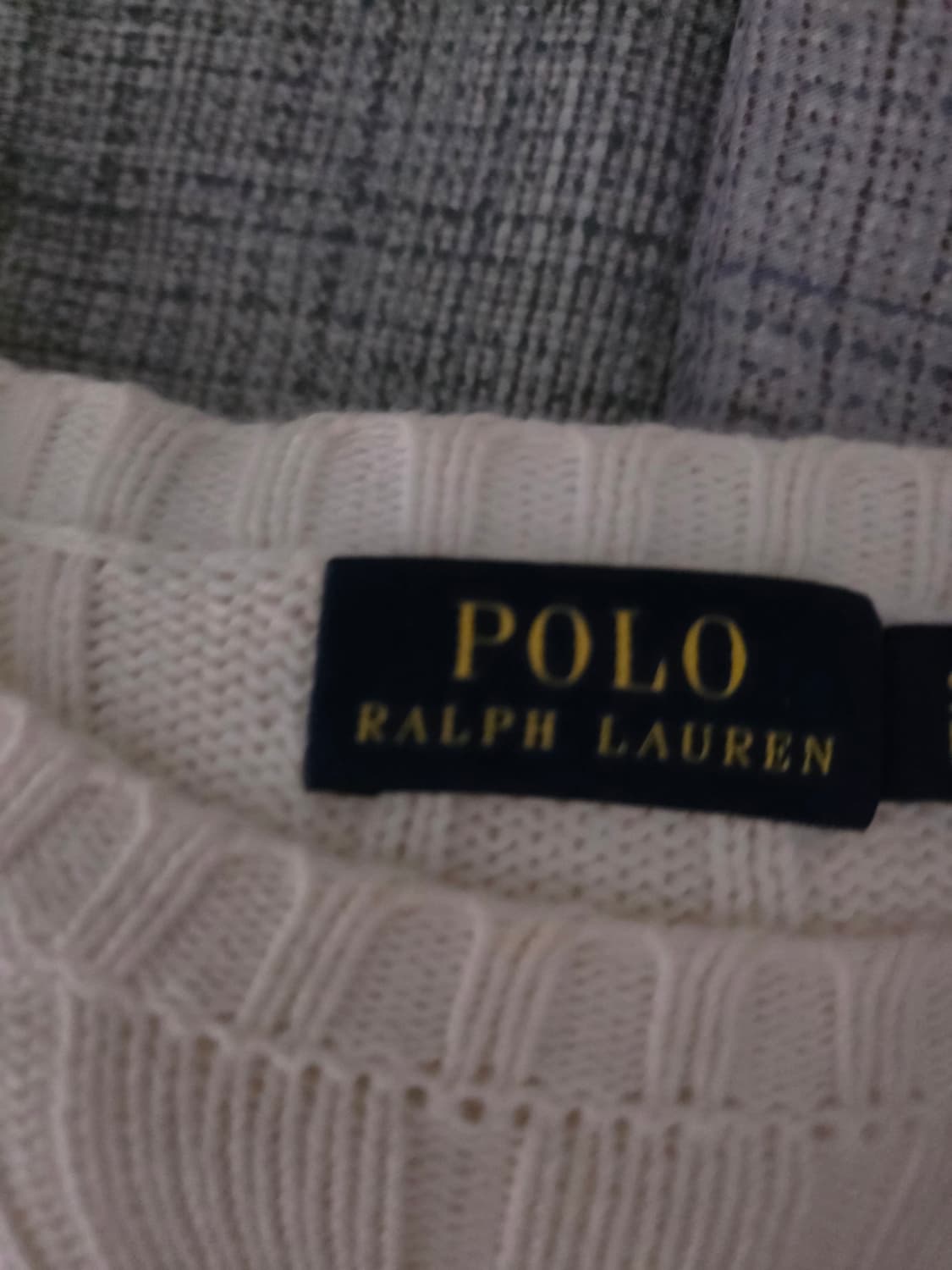 폴로 랄프로렌 화이트 니트 상품이미지2