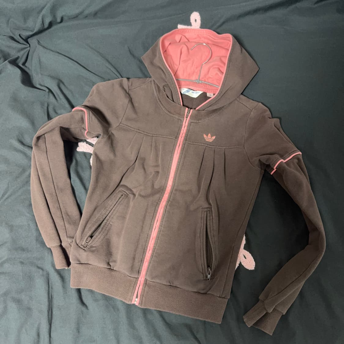 아디다스 브라운 후드집업  상품이미지2