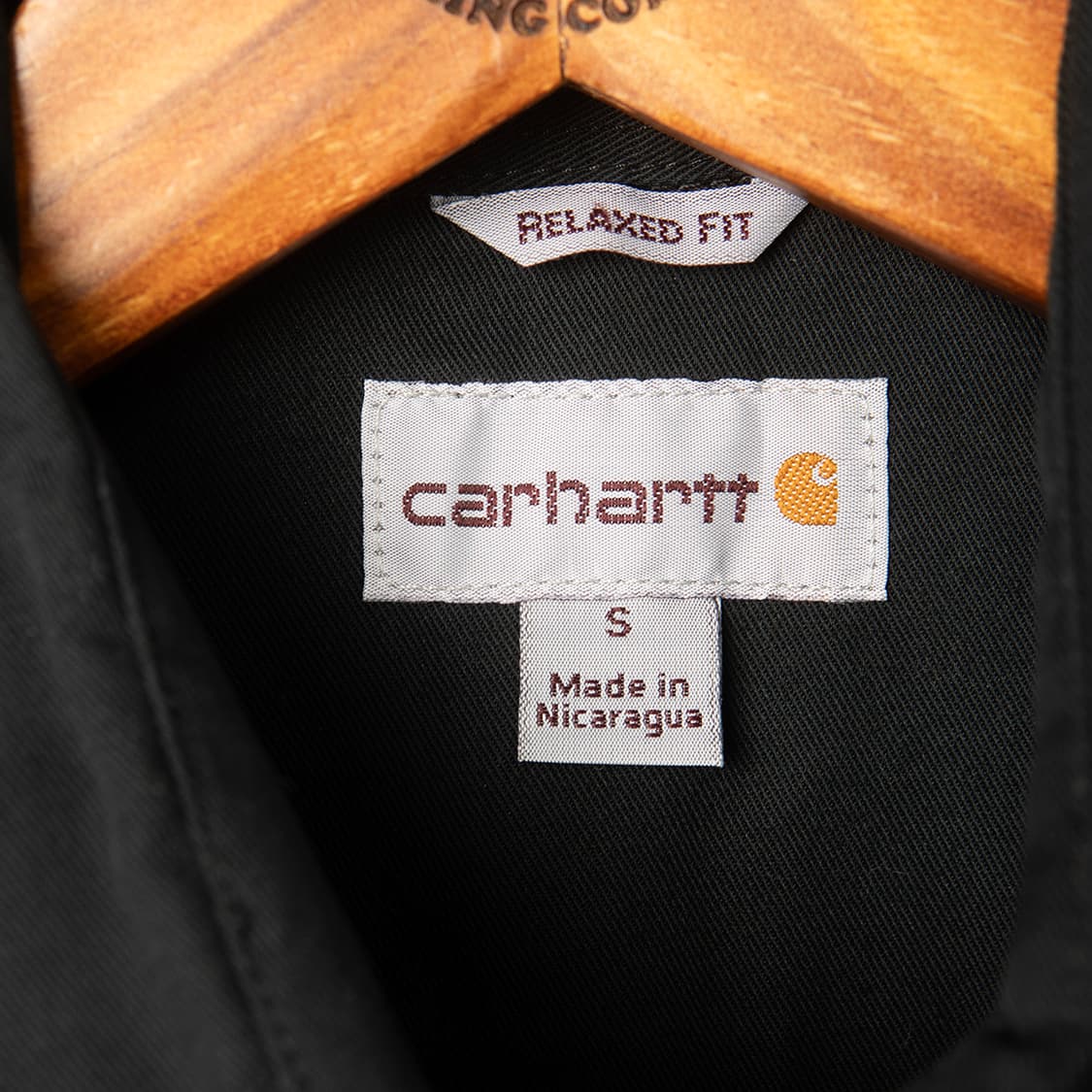 [S] 칼하트 S224 트윌 워크셔츠 블랙  상품이미지5