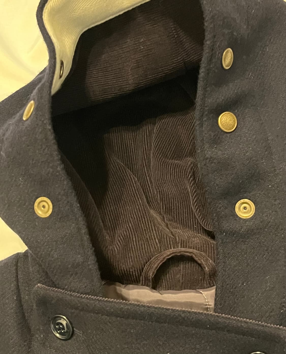 [L]에스피오나지 네이비 더플 코트 상품이미지2