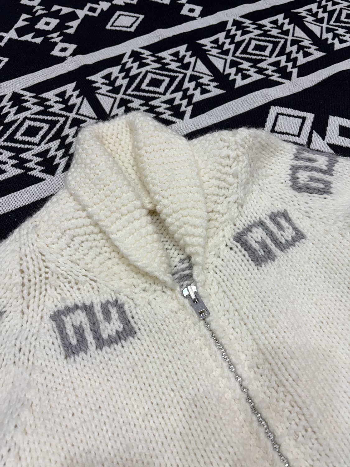 1970s 컬링 코위찬 2XL Curling Cowichan 캐나다스웨터 상품이미지3