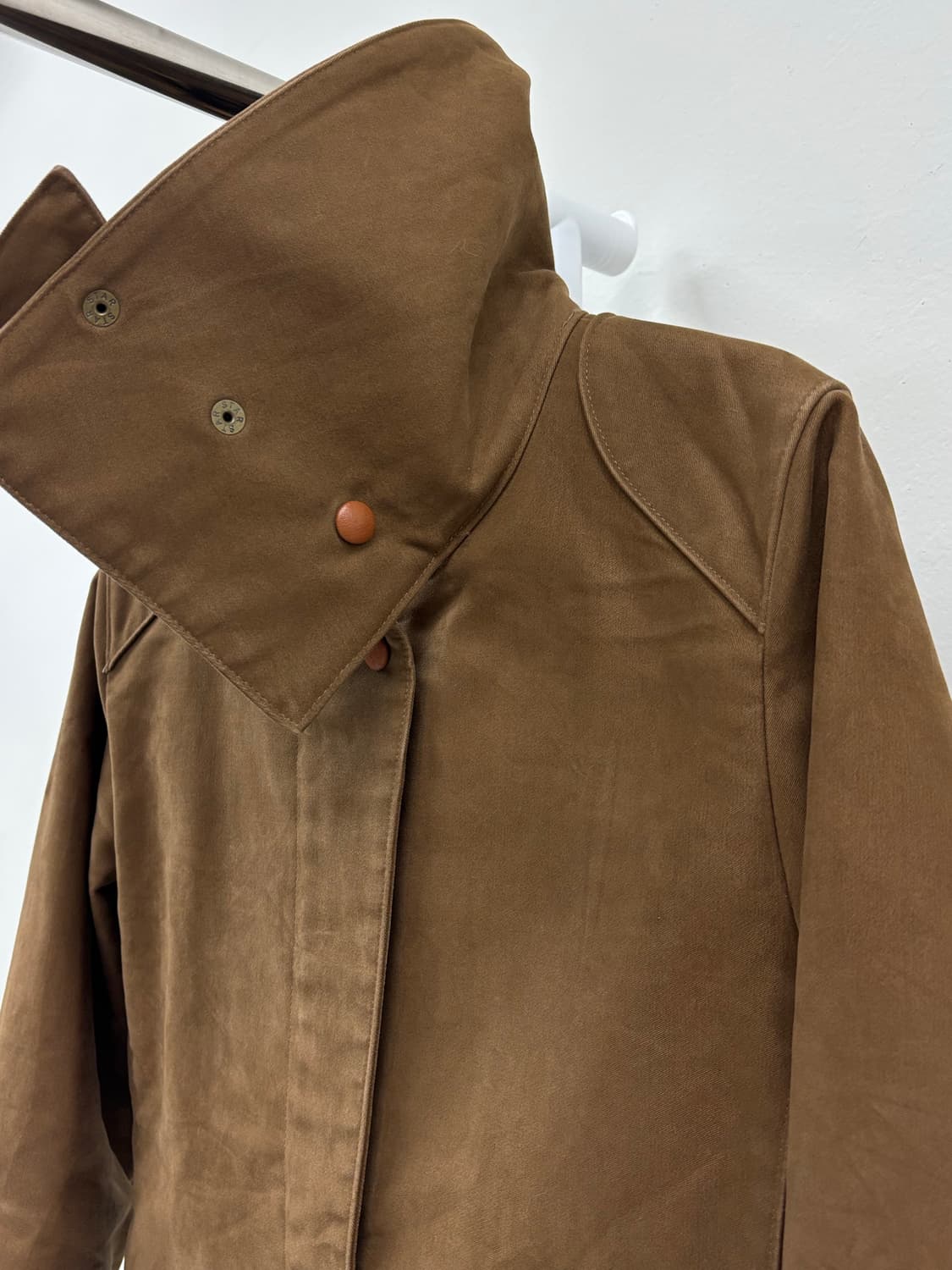 빈티지 하이넥 브라운 자켓 상품이미지8