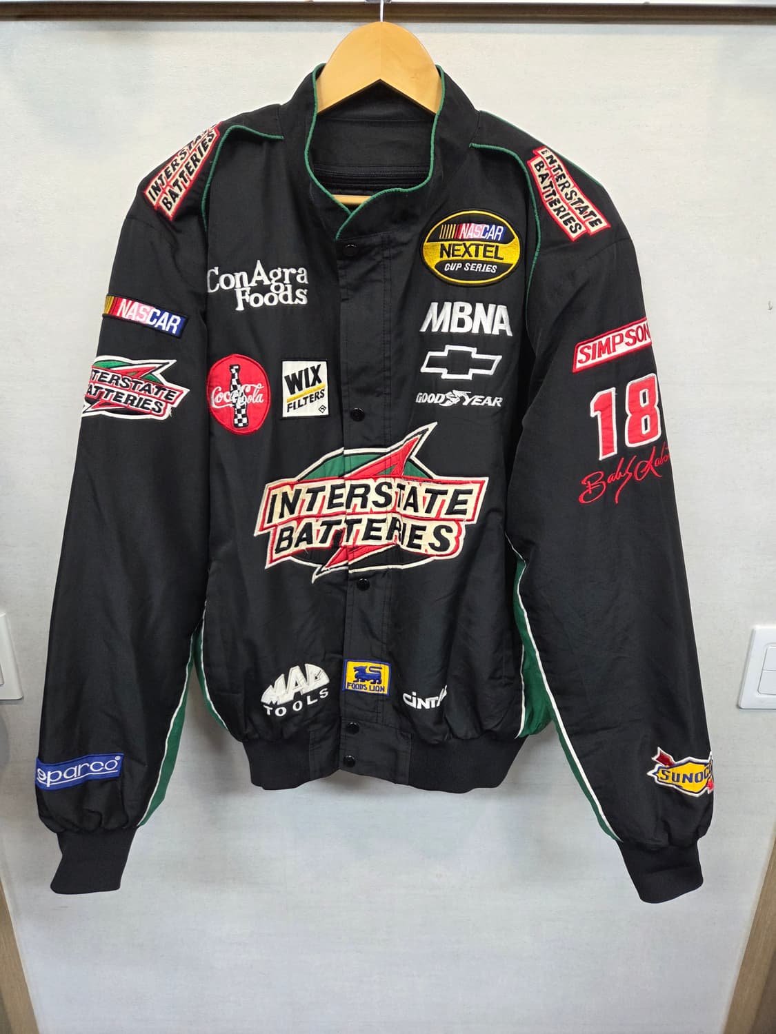 나스카 빈티지 멀티 자수로고 레이싱 자켓 xl 상품이미지1