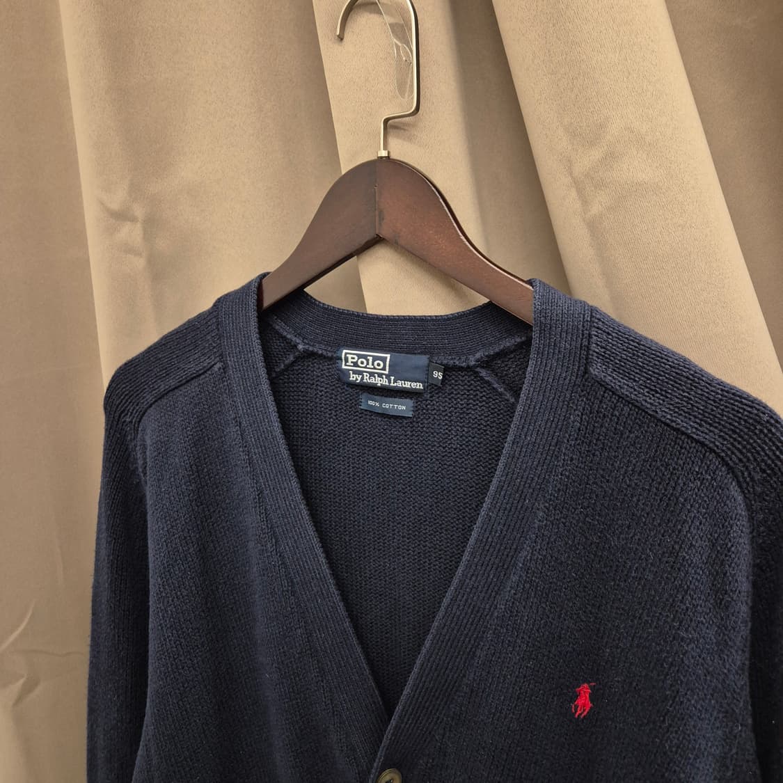 폴로 랄프로렌 코튼 V넥 가디건 95 상품이미지2