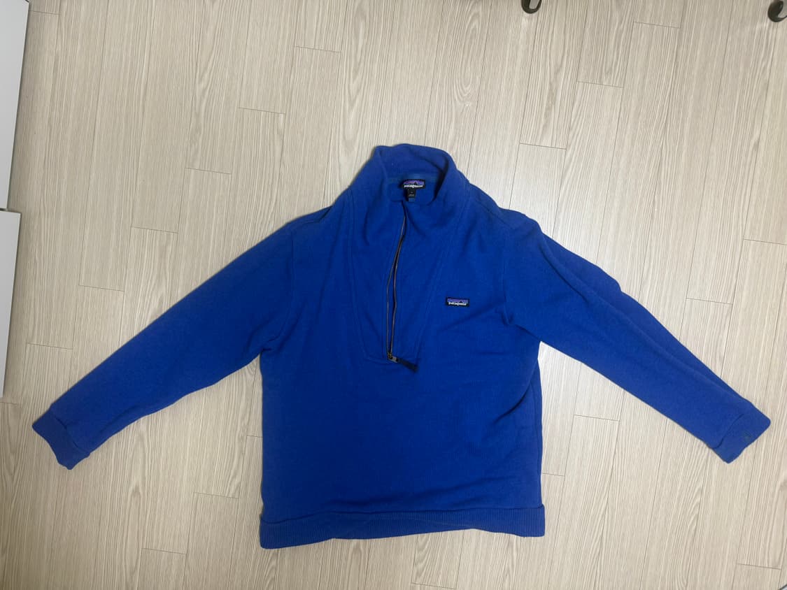 파타고니아 신칠라 스냅티 플리스 풀오버 블루 상품이미지1