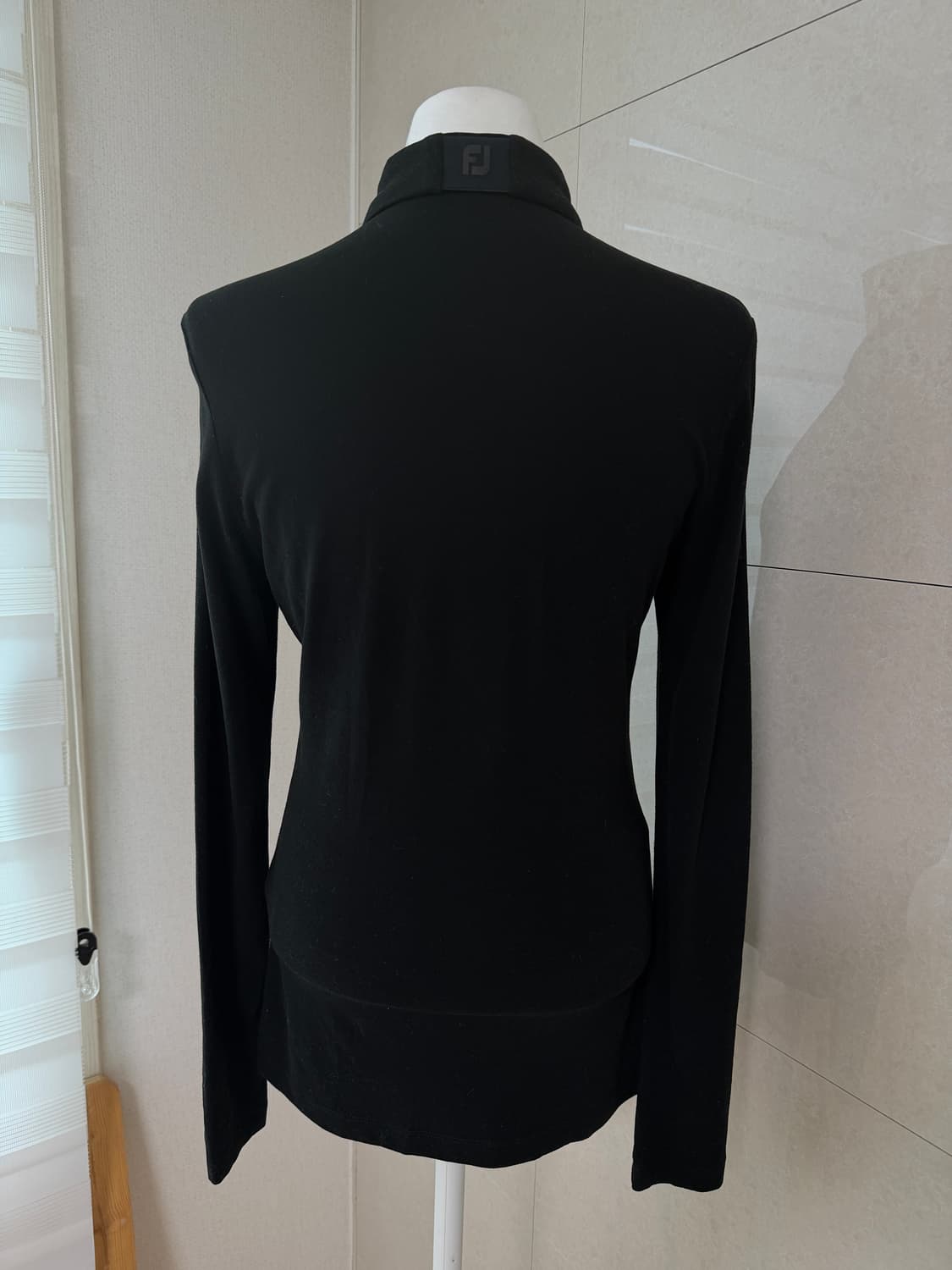 풋조이 FJ  골프웨어 블랙 긴팔 폴로 티셔츠 S 상품이미지2