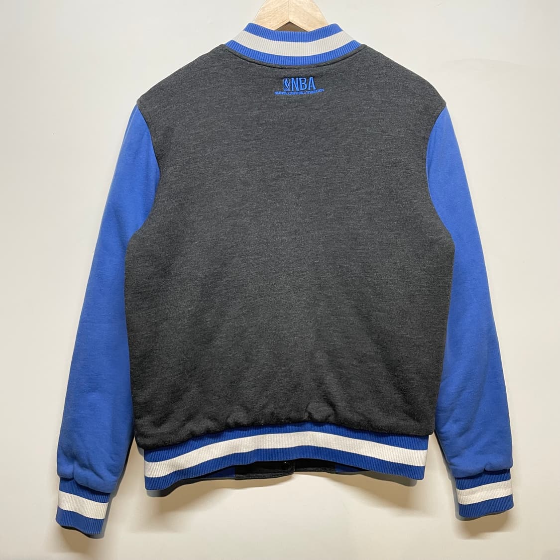 NBA 블루/그레이 야구 점퍼 상품이미지4