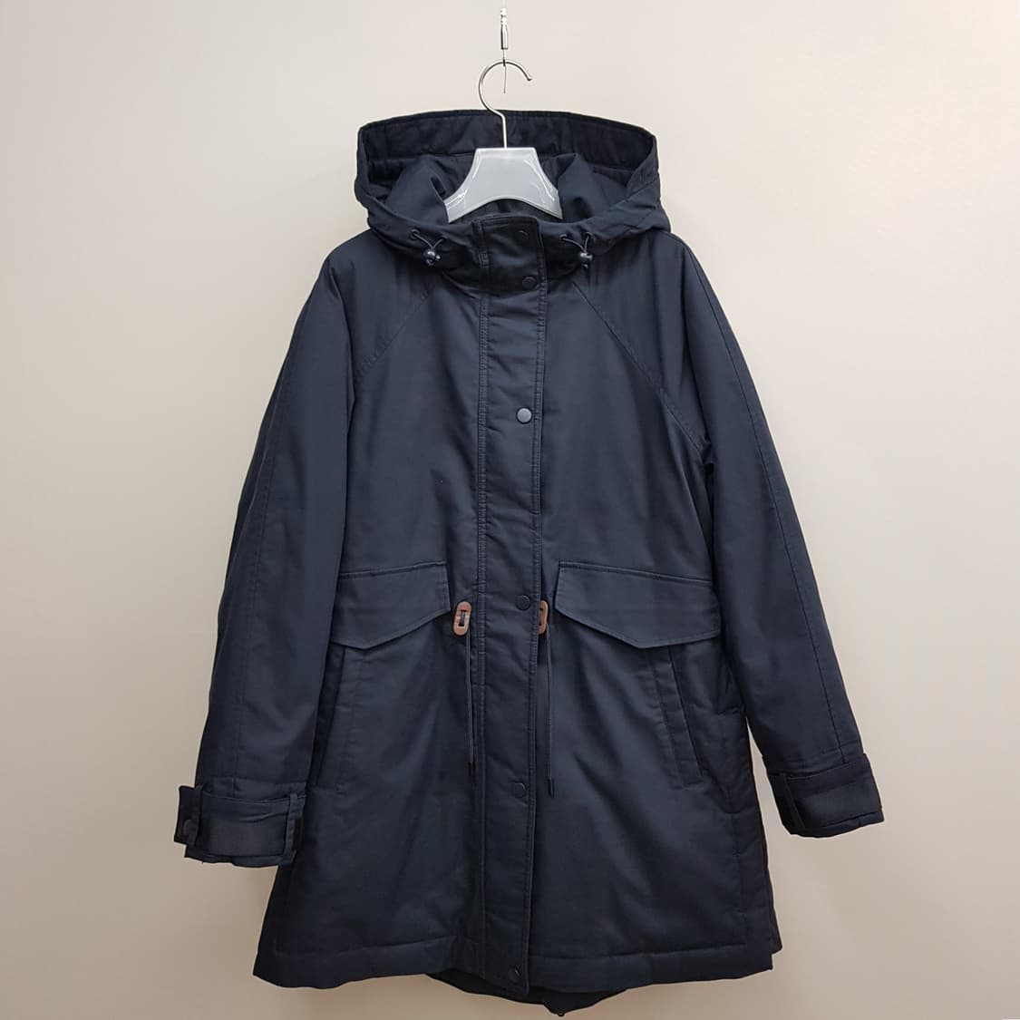 sjwani 2022 체크안감 후드 다운패딩 55사이즈 상품이미지1