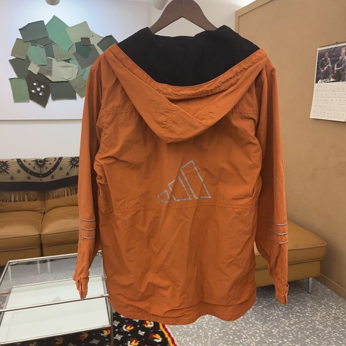 아디다스 레트로 오렌지브라운 바람막이 자켓 105 C08335 상품이미지4