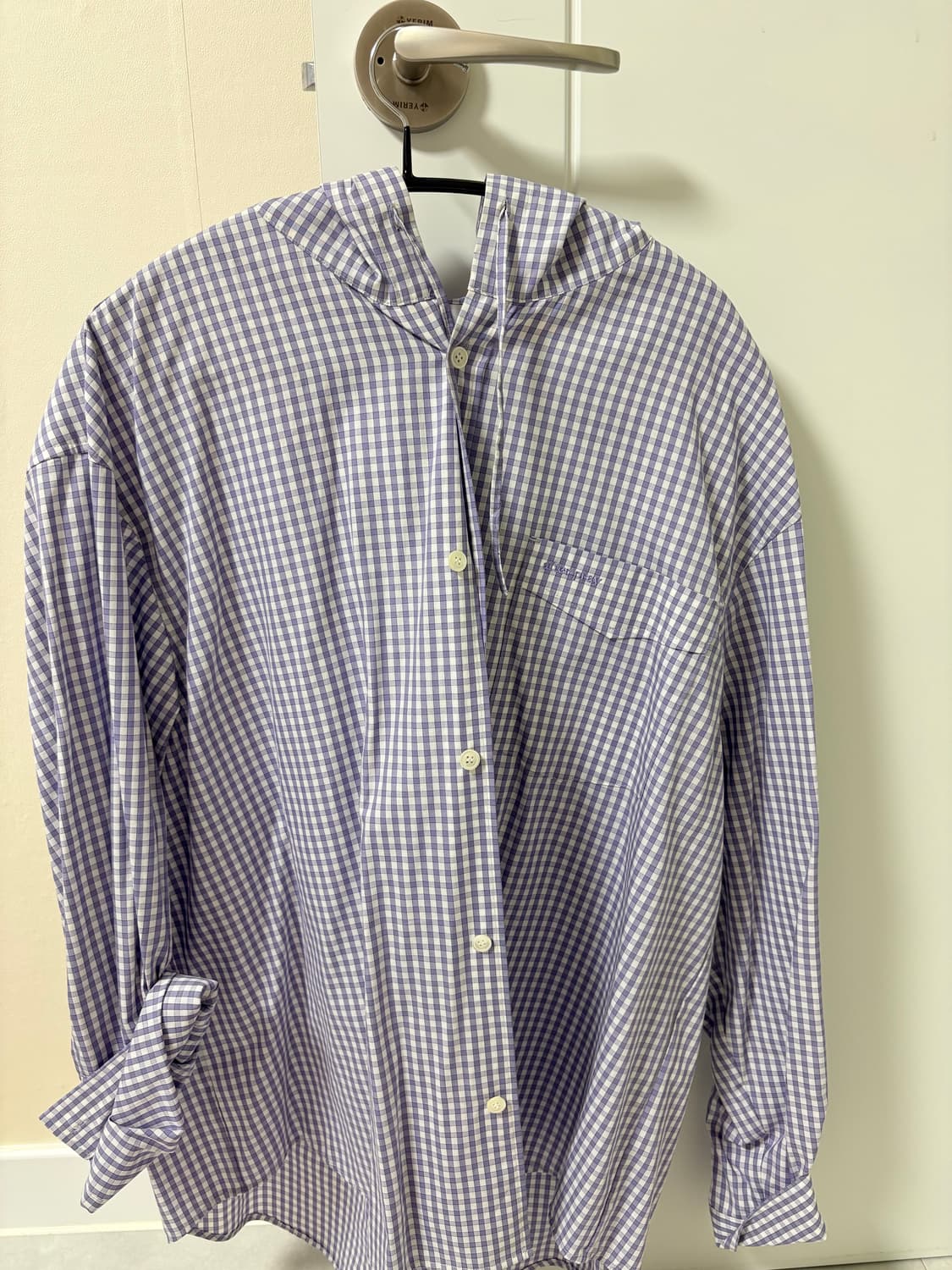 애프터프레이 후드 체크 셔츠 상품이미지1