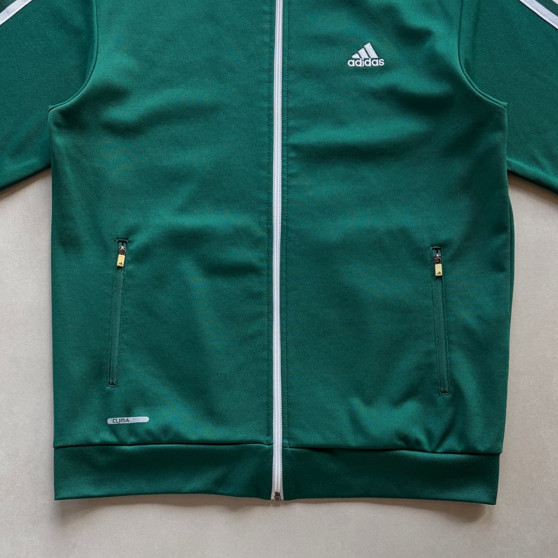 [L]아디다스 클래식 삼선 초흰 그린 트랙탑 져지 상품이미지5