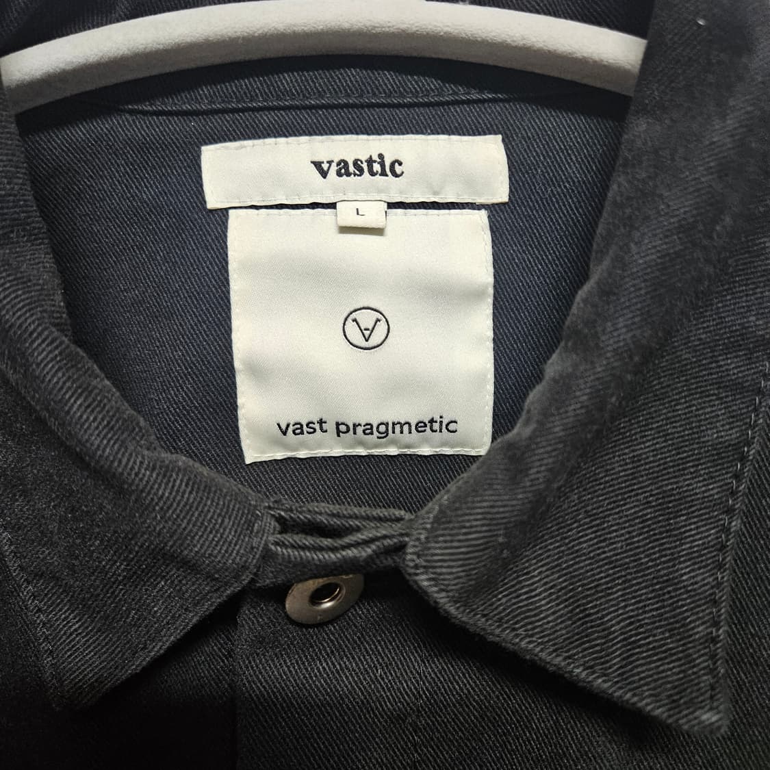 바스틱 블랙 데님 트러커 자켓 L 상품이미지3