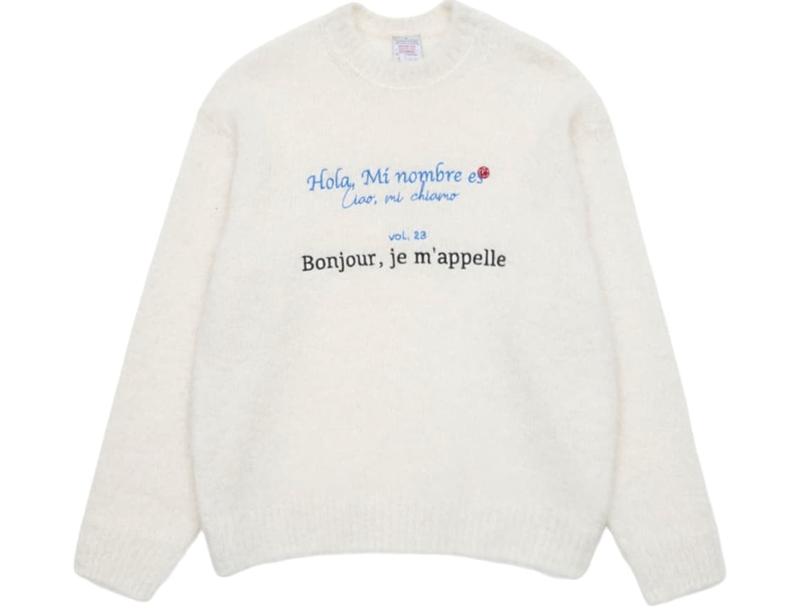 [L] STU 모헤어 니트 크림 상품이미지1