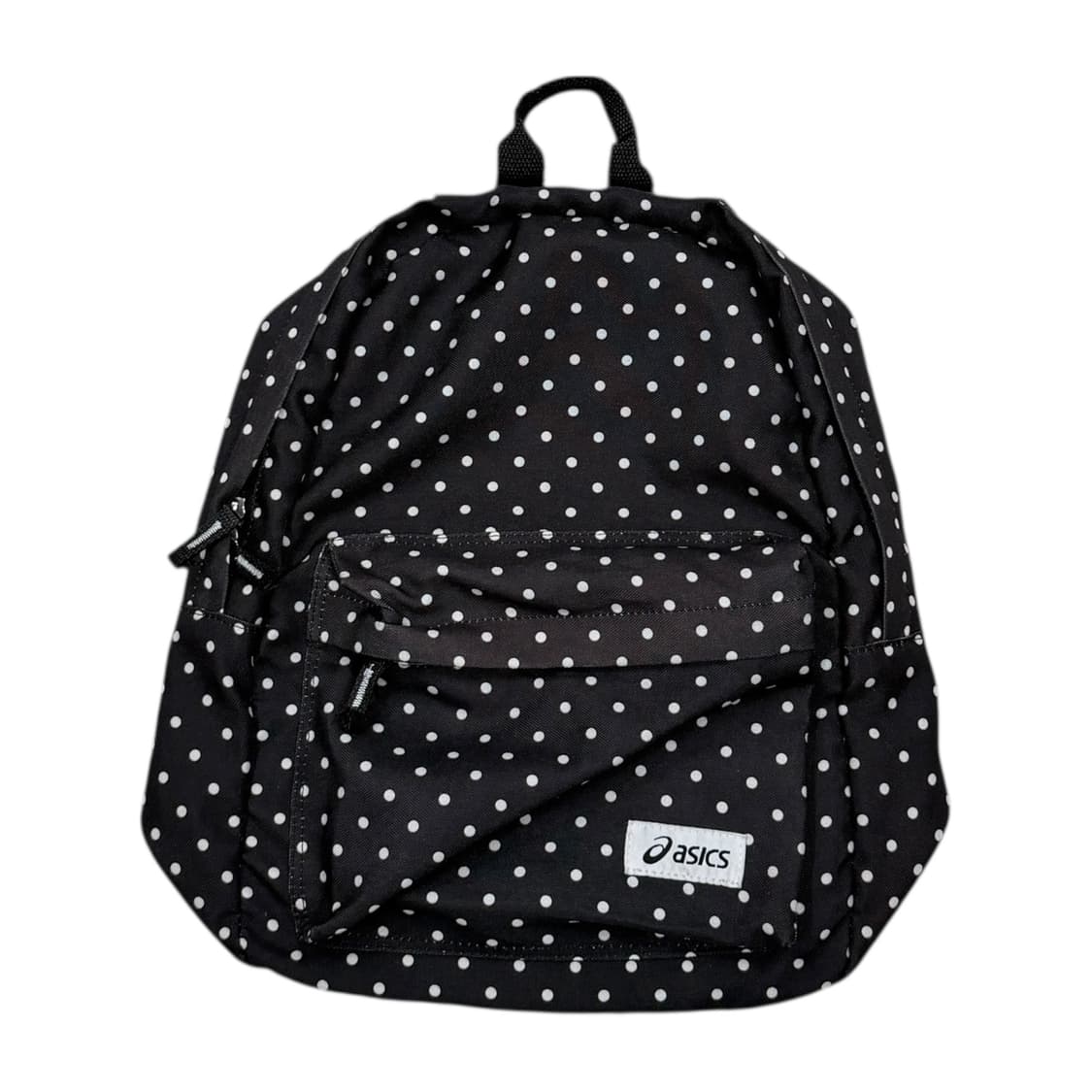 아식스 빈티지 도트 땡땡이 패턴 모리걸 백팩 가방 블랙 상품이미지1