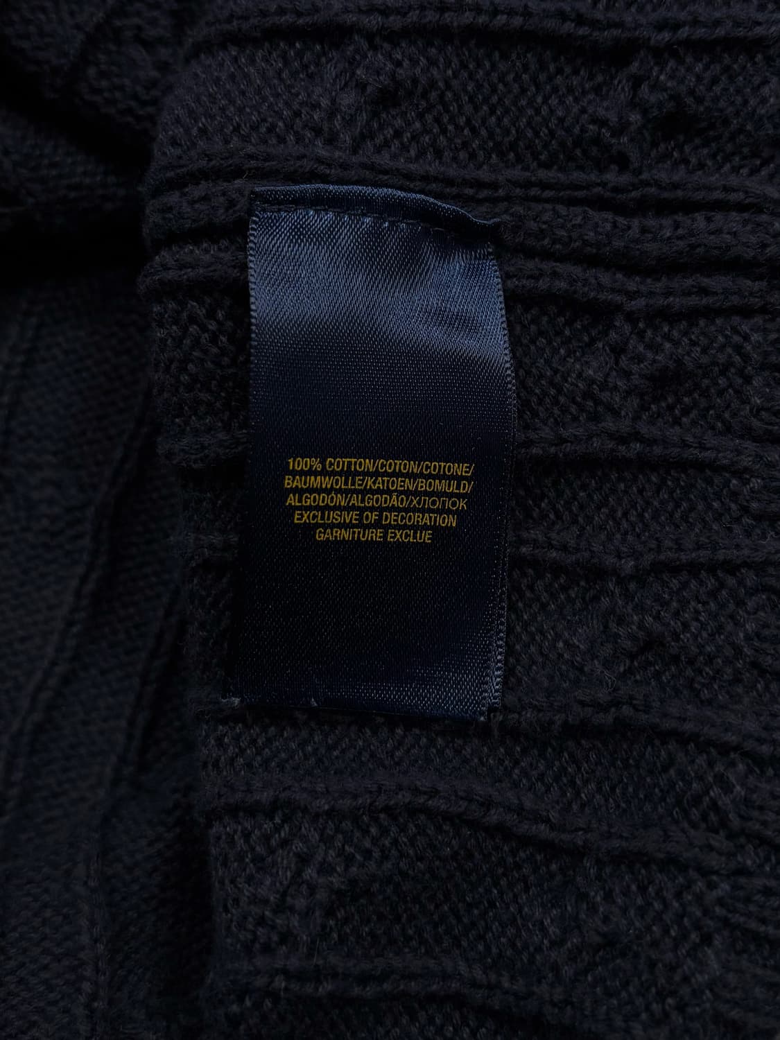 폴로 네이비 니트 베스트 상품이미지7