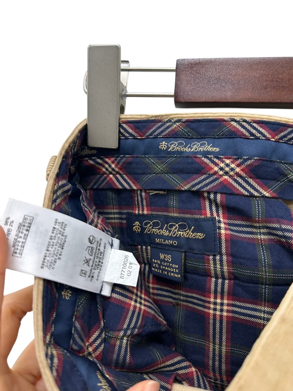 브룩스브라더스 코듀로이 골덴 팬츠 베이지 (35) 상품이미지7